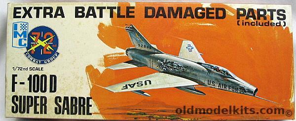 IMC 1/72 F-100D Super Sabre with Battle Damaged Parts, 482-100 plastic model kit